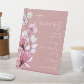 Signe De Table Faveurs de Fleurs Transparentes Rose Poussiéreux M (In SItu)