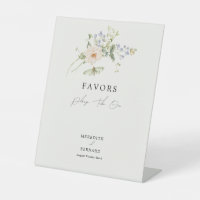 Faveurs de mariage aux fleurs sauvages rustiques v