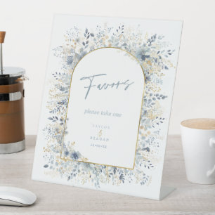 Signe De Table Faveurs de mariage floral doux ID1045