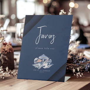 Signe De Table Faveurs de mariage pour motif sauvage et capricieu