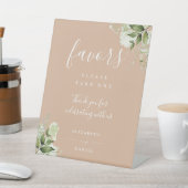 Signe De Table Faveurs de verdure florale si élégante (In SItu)