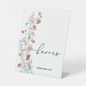 Signe De Table Faveurs fleurs sauvages (Recto)