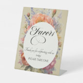 Signe De Table Faveurs Fleurs sauvages - Blé (Recto)