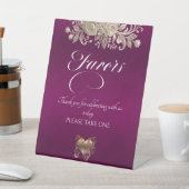 Signe De Table Faveurs Roses & Cœur - Plum (In SItu)