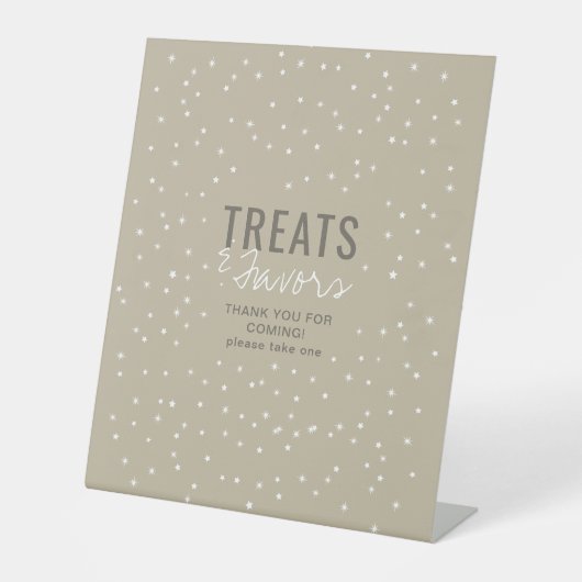 Signe De Table Faveurs & Traitements Aventure Attend des étoiles (Recto)