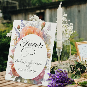 Signe De Table Faveurs Wildflowers - Crème