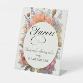 Signe De Table Faveurs Wildflowers - Crème (Recto)