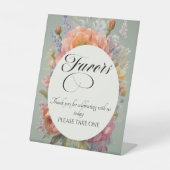 Signe De Table Faveurs Wildflowers - Sauge (Recto)