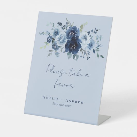 Signe De Table Favor Mariage Élégant Minimal Script (Recto)
