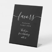 Signe De Table Favori Table Noir Et Blanc Moderne Script (Recto)