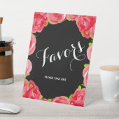 Signe De Table Favorise le Parti du Derby des Roses Rouges (In SItu)