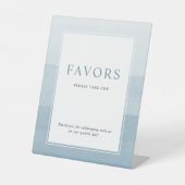 Signe De Table Favorise Mariage Bleu (Recto)