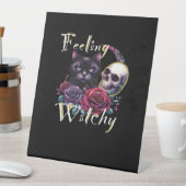 Signe De Table Feeling Witchy Black Cat Classic T-Shirt (In SItu)