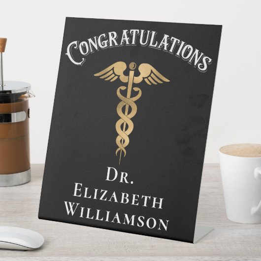 Signe De Table Félicitations Infirmière Dentiste Docteur Médicale (In SItu)