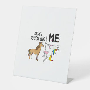 Signe De Table Femmes Autres Unicorne 30 Ans Anniversaire Et Moi