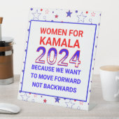 Signe De Table Femmes pour l'élection de Kamala Harris 2024 (In SItu)