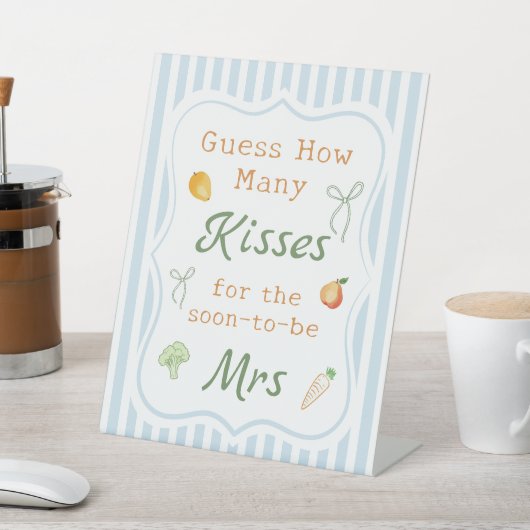 Signe De Table Fermiers Marché nuptiale Douche Devant Combien (In SItu)