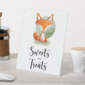 Signe De Table Fête bébé Fox - douceurs et friandises (In SItu)