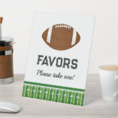 Signe De Table Fête d'anniversaire de football | Faveurs S'Il Vou (In SItu)