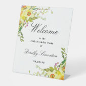 Signe De Table Fête de bienvenue pour les 40 ans de Daffodil Flor (Recto)