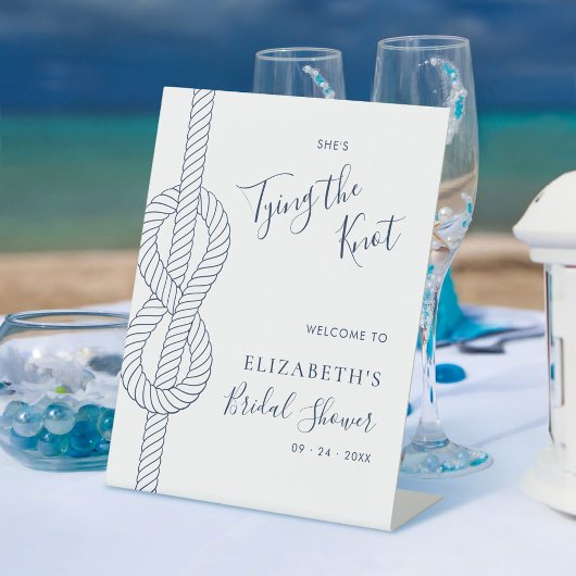 Signe De Table Fête de Fiançailles Thème Marin Bienvenue