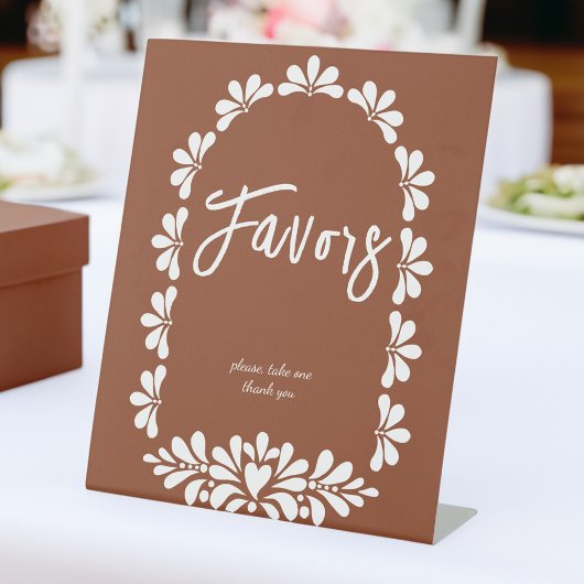 Signe De Table fête de la fête mexicaine de la terre cuite talave