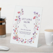 Signe De Table Fête de mariage champêtre Lavande Faisons l'amour  (In SItu)