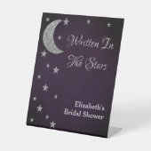 Signe De Table Fête de mariage écrite dans les étoiles (Recto)