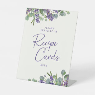 Signe De Table Fête de mariage florale Laissez votre recette ici