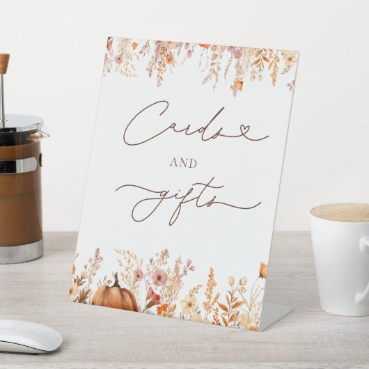 Signe De Table Fête des mariées Citrouille Boho Fall (In SItu)