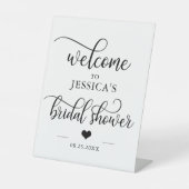 Signe De Table Fête des mariées de bienvenue AFFICHE DE BIENVENUE (Recto)