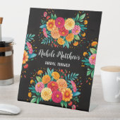 Signe De Table Fête des mariées de bouquet Mariage Fiesta (In SItu)