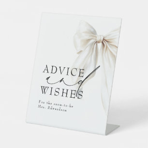 Signe De Table Fête des mariées de conseils et de souhaits de la 