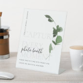 Signe De Table Fête des mariées de feuillage Eucalyptus vert (In SItu)