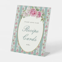 Fête des mariées des cartes de recettes Floral Gar