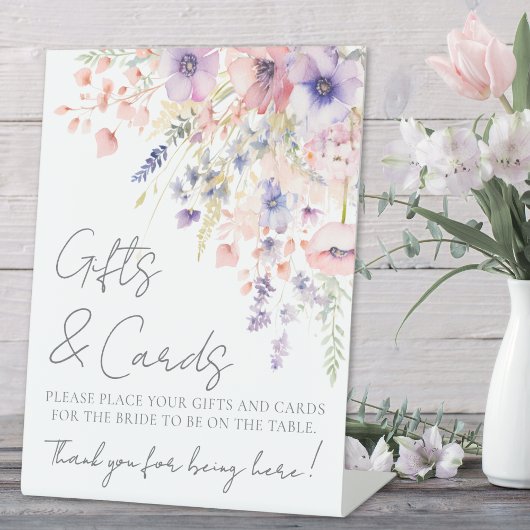 Signe De Table Fête des mariées fleur sauvage