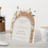 Signe De Table Fête des mariées Fleur sauvage en terre cuite de B (In SItu)