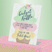 Signe De Table Fête des mariées Gadget Raffle glace crème