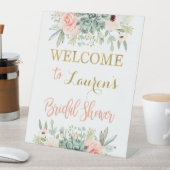 Signe De Table Fête des mariées Succulente bienvenue (In SItu)