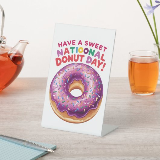 Signe De Table Fête nationale des beignes (In SItu)