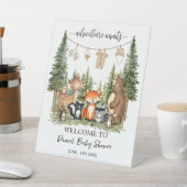 Signe De Table Fête Prénatale des Animaux de la Forêt (In SItu)