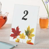 Signe De Table Feuilles d'érable vintage (In SItu)