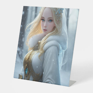 Signe De Table Fier partisan des jours de neige