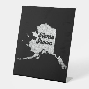 Signe De Table fierté Alask State home-own Plan Plan des Rocheuse
