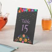 Signe De Table Fiesta Mexique Floral Mariage Numéros de tableau (In SItu)