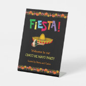 Signe De Table Fiesta ou Cinco de Mayo Party (personnalisable) (Recto)