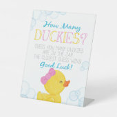 Signe De Table Fille Combien De Duckies Jeu (Recto)