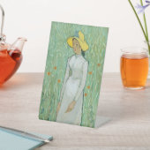 Signe De Table Fille en blanc par Vincent van Gogh (In SItu)