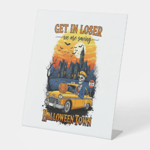 Signe De Table Film d'Halloween vintage
