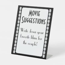 Film Strip Movie Suggestion Livre d'Invité Idée Si